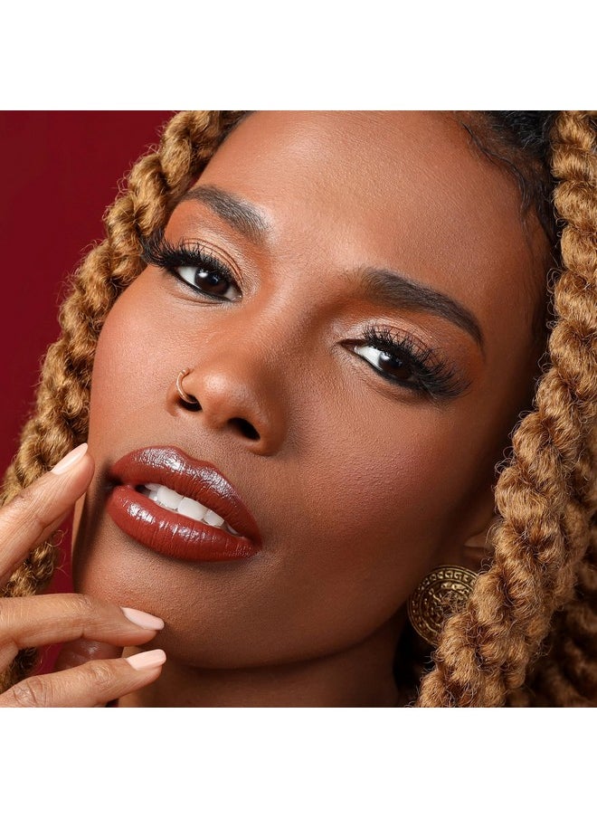 The Lip Bar Soft Kisses Nourishing Vegan Lipstick With Moisturizing Mango Seed Butter Satin Finish Good Side  - Image 4