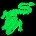 YVBBHE 30in Large 3D Printed Glow in The Dark Articulated Dragons Toy with Eyes Stress Relief 3D Printed Toys for Anxiety ADHDUnique Mystery Crystal Fidget Animal for Home Office Decor Luminous Green - Image 2