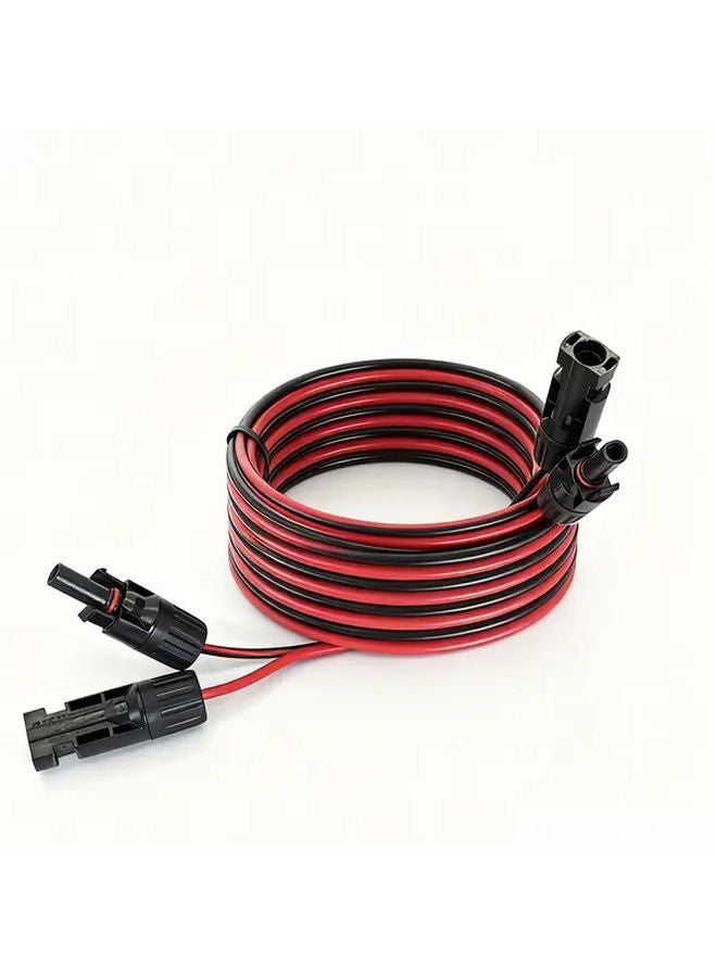14AWG MC4 Solar Panel Extension Cable 12598inch Heat Resistant Photovoltaic Connector - Image 1