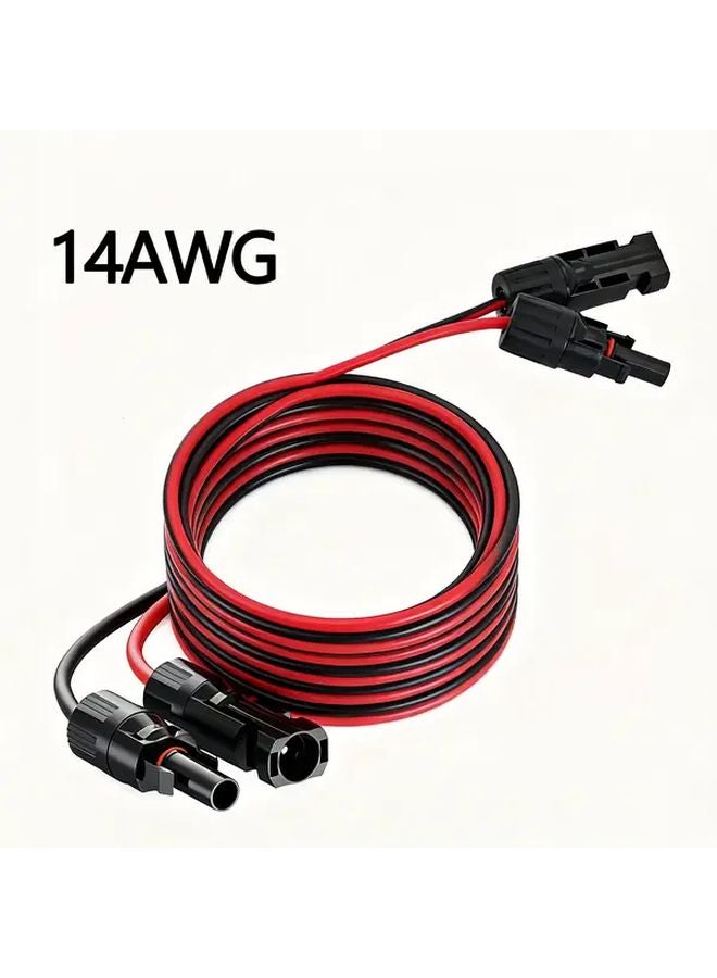 14AWG MC4 Solar Panel Extension Cable 12598inch Heat Resistant Photovoltaic Connector - Image 5