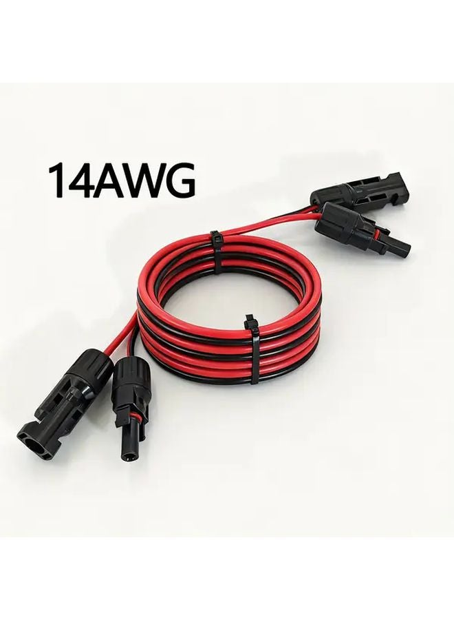 14AWG MC4 Solar Panel Extension Cable 12598inch Heat Resistant Photovoltaic Connector - Image 4