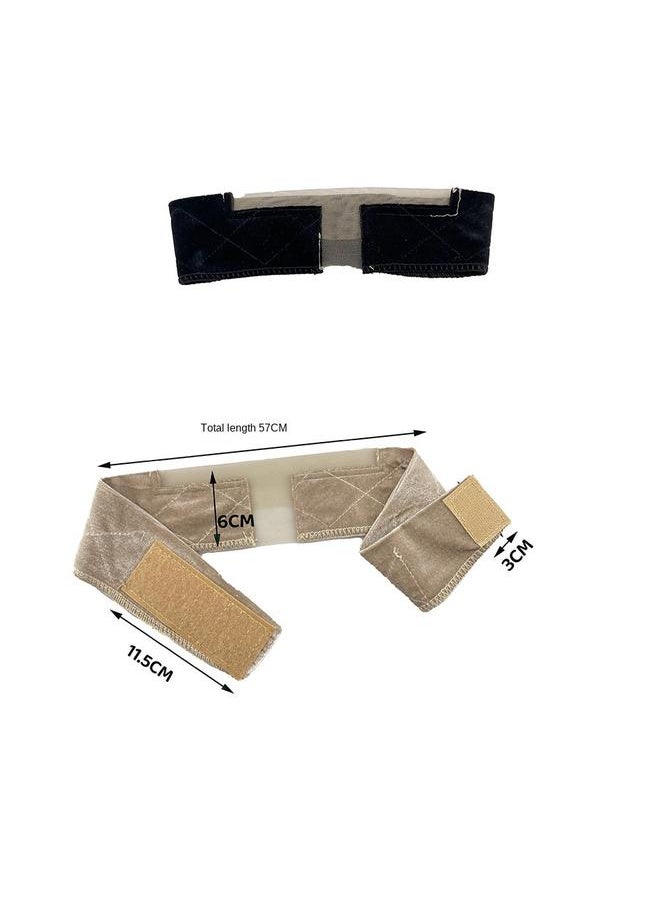 yongsheng Velvet Lace  Headband Holder for Lace Wigs and Frontals, Reinforced  Lace  Seamless Transition 3pcs  - Image 2