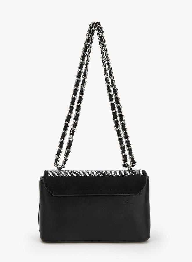 سيليست حقيبة كروس بودي مزينة بحزام سلسلة - Image 5