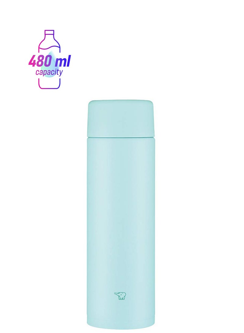 زوجيروشي حافظة ستانلس ستيل مفرغة 0.48 لتر أزرق نعناعي - Image 1