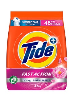 Tide Fast Action Laundry Detergent Powder With Floral Breeze 4.5kg  - Image 1