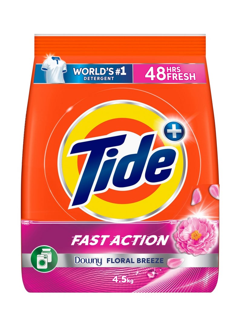 Fast Action Laundry Detergent Powder With Floral Breeze 4.5kg