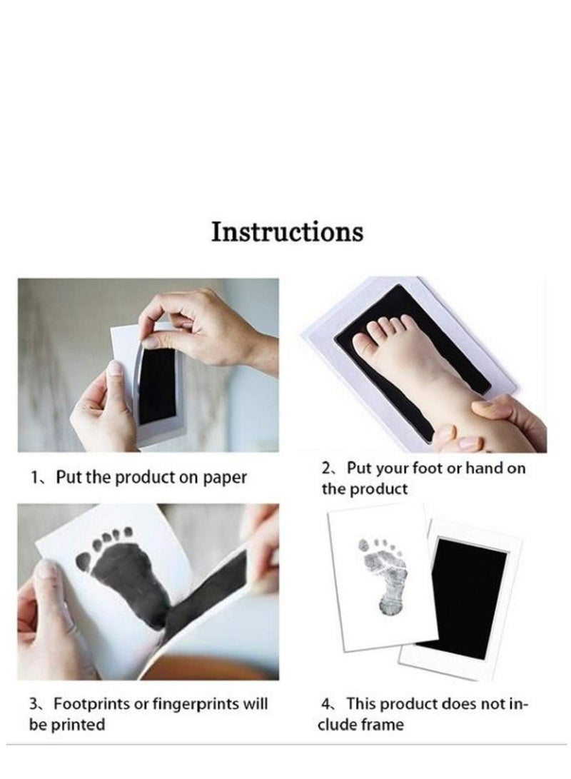 Mold Your Memories paper baby hand and foot ink imprint kit. no touch, non toxic ink pad - Image 2