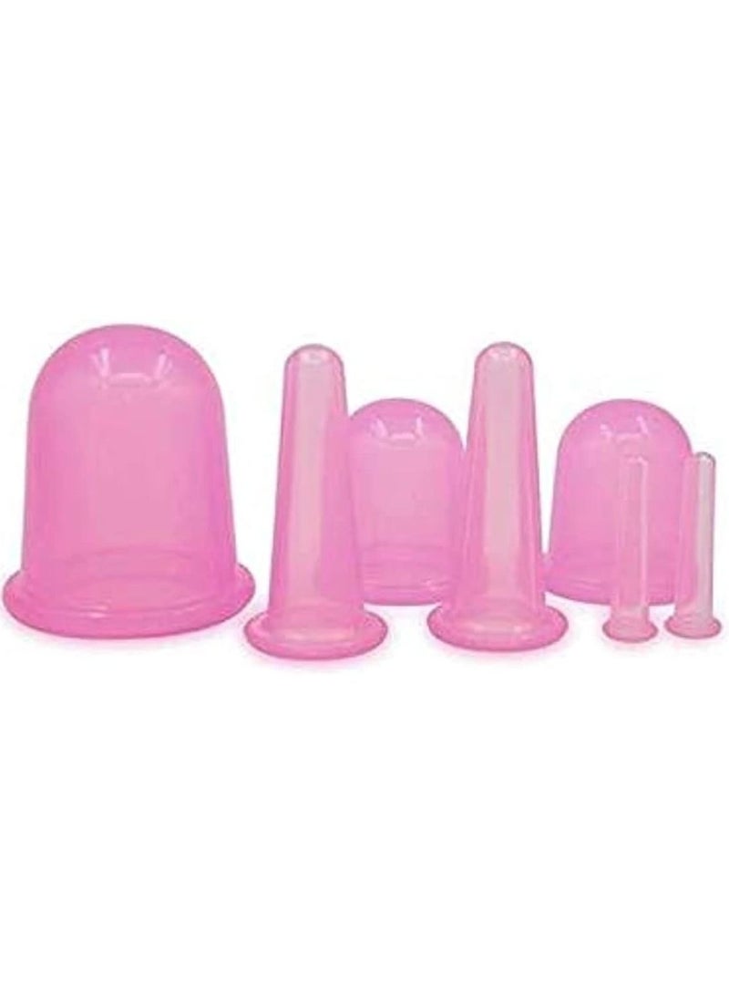أوريتي Oriti 7pcs تدليك أكواب حجاج مجموعة للجسم والوجه مدلك للاستخدام المنزلي للساقين والوجه والعينين والرقبة  - Image 1