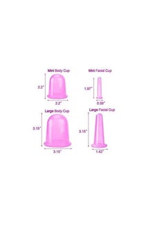ORiTi ORiTi 7Pcs Massage Cups Cupping Kit for Body and Facial Massager for Home Use for Legs, Face, Eyes, Neck,  - Image 3