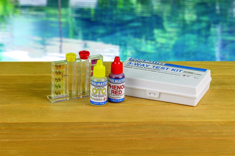 Poolmaster 22240 3-Way Swimming Pool or Spa Water Test Kit with Case - Image 1