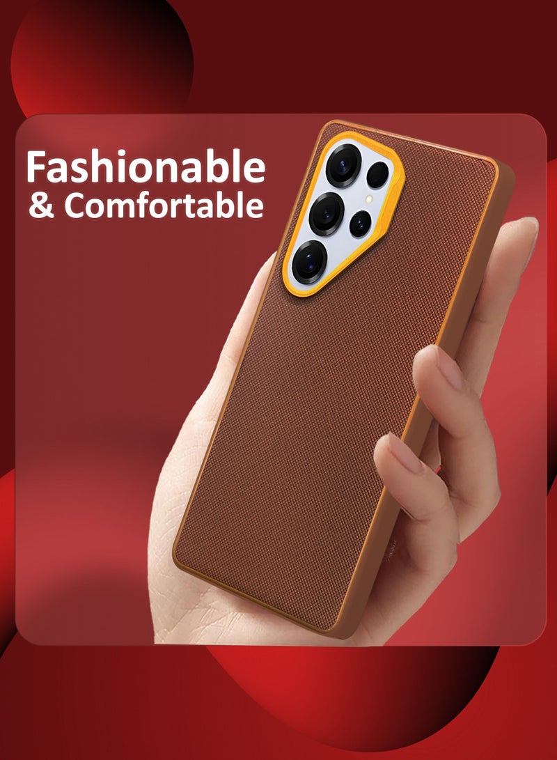 CATANES Samsung Galaxy S25 Ultra 2 Pack Vegan Leather Case, 1 Cover with 1 Screen Protector, Slim Fit, Raised Edges for Camera and Screen Protection - Image 5