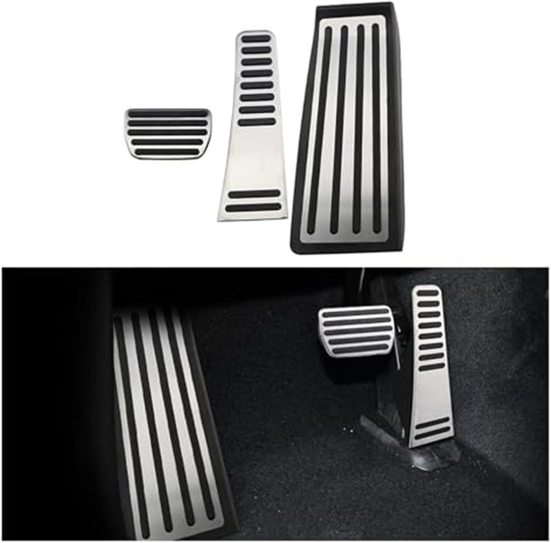 Wivplex Stainless Steel Car Pedal Covers for Volvo XC90 (2015-2021) - Image 2