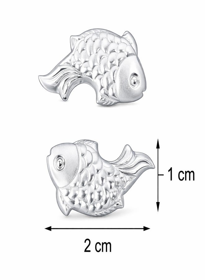 KMJ Pure Silver Fish/Chandi Ki Machli for Astrological and Lal Kitab Remedy | Silver Fish for Vastu, Pooja (Wt. 1 Gram) - Image 2
