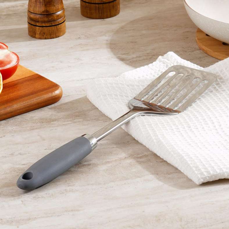 Pan Home Aira Slotted Spoon 31.5x6.5cm -Grey