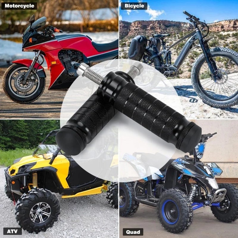 KIMISS Motorcycle Universal 8mm Foot Pegs - CNC Aluminum Rear Footrests - Image 5