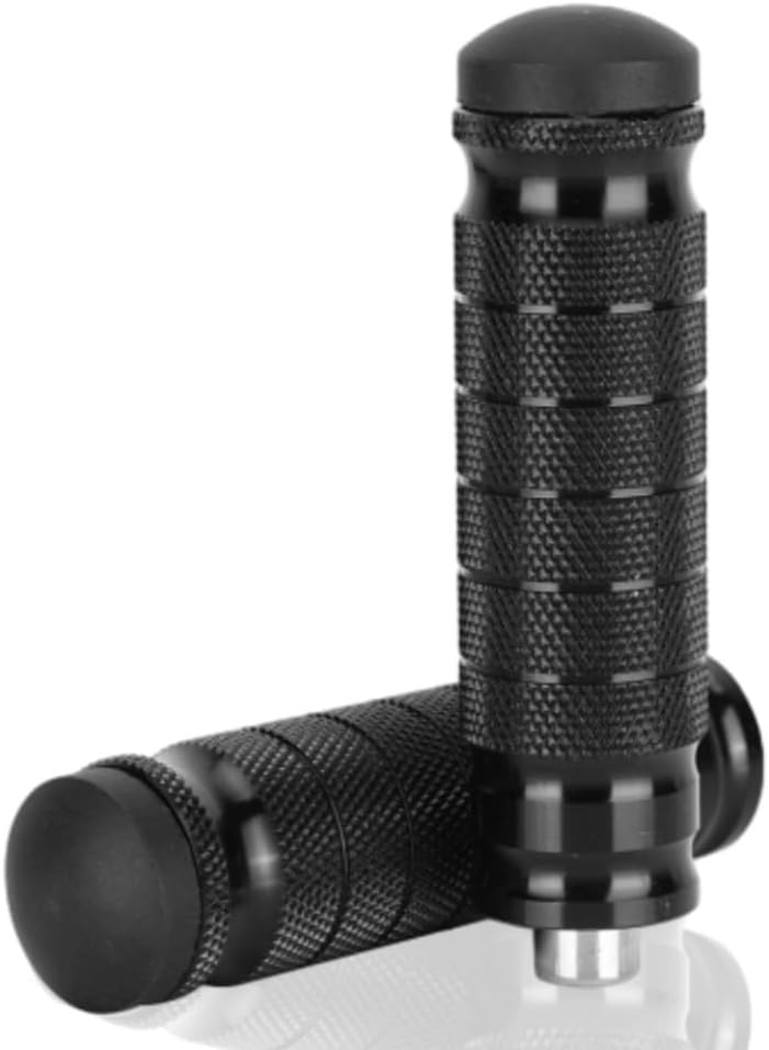 KIMISS Motorcycle Universal 8mm Foot Pegs - CNC Aluminum Rear Footrests - Image 1