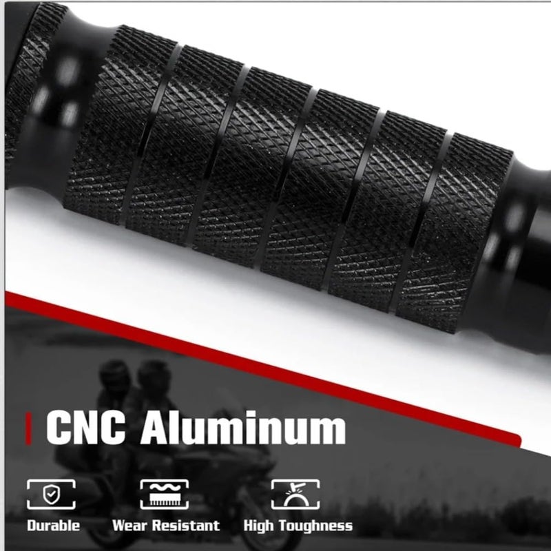 KIMISS Motorcycle Universal 8mm Foot Pegs - CNC Aluminum Rear Footrests - Image 4