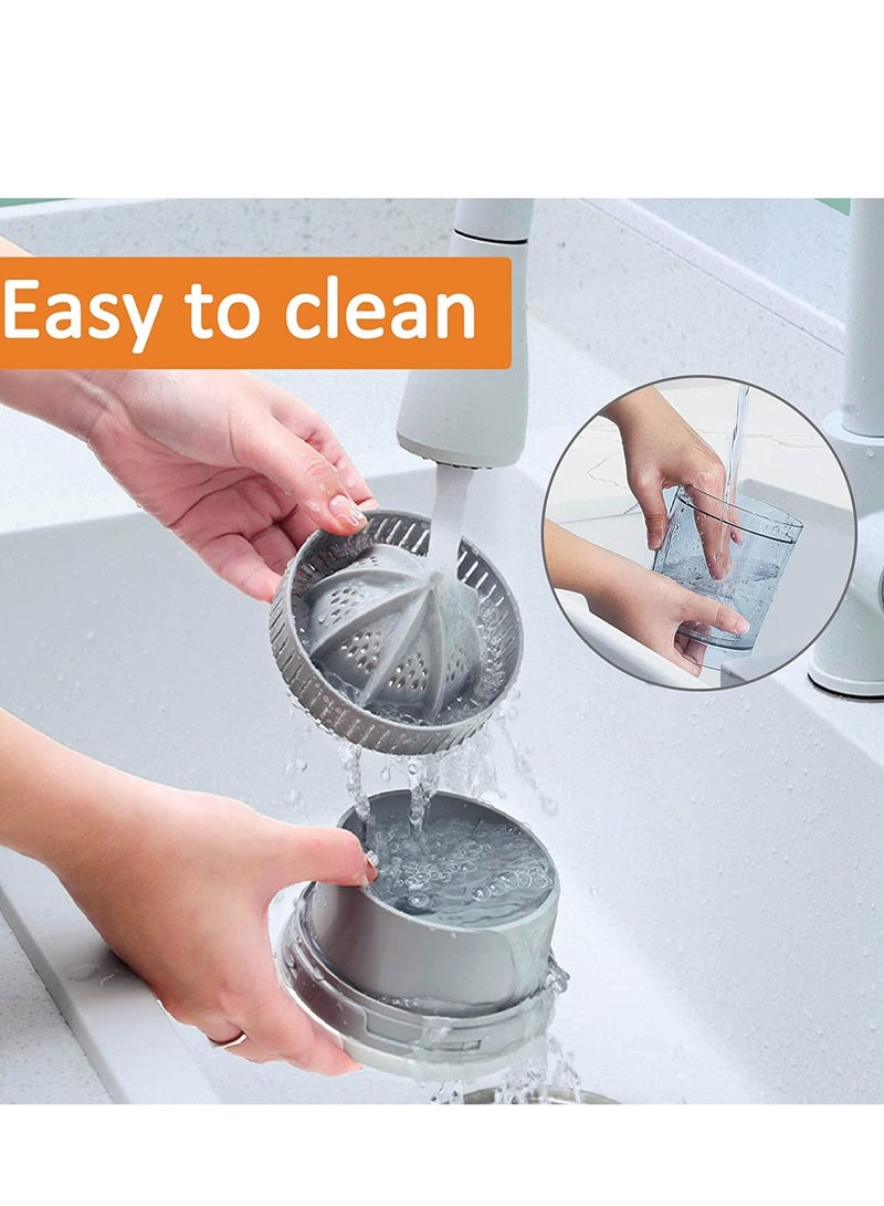 Citrus Juicer Electric Orange Squeezer with Powerful Motor and USB Charging Cable Juicer Extractor Lime Juicer Suitable for Orange Citrus Apple Grapefruit and Pear - Image 4