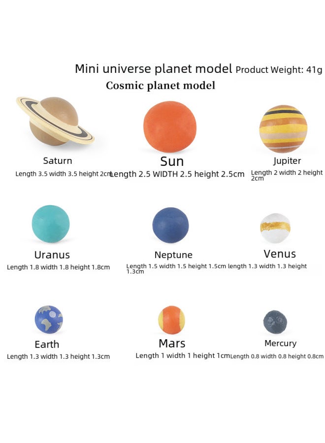 Children's Science And Education Universe Planet Model Solar System Galaxy Uranus Neptune Venus Jupiter Mercury-Color:SS Nine Planets 9 Models Suit - Image 4