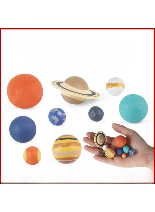 Children's Science And Education Universe Planet Model Solar System Galaxy Uranus Neptune Venus Jupiter Mercury-Color:SS Nine Planets 9 Models Suit - Image 2