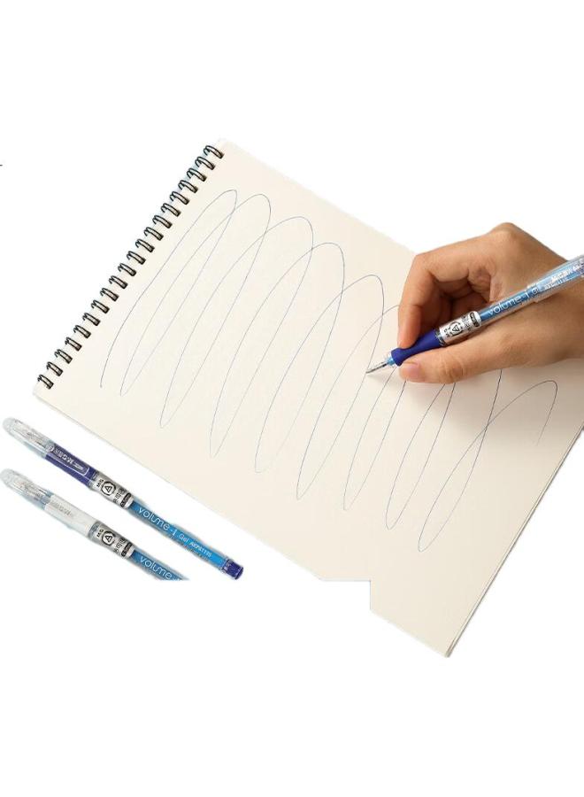 M.G M&G Stationery, Erasable Gel Pen, Classic Pull-Cap Bullet Tip Blue Ink Pen 0.5Mm, Elementary School Student Thermal Friction Signing Pen, 12 Pens/Box Akp61115B - Image 1
