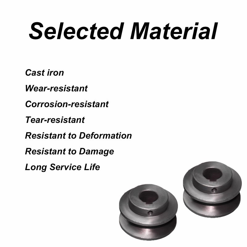 Heavy Duty Cast Iron V Belt Pulley V Groove Motor Pulley 20mm 0 79in Size For Compressors Table Saws Woodworking - Image 4