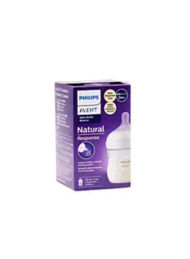 Philips Avent Natural Response Baby Feeding Bottle +0 Month - 125 ml
