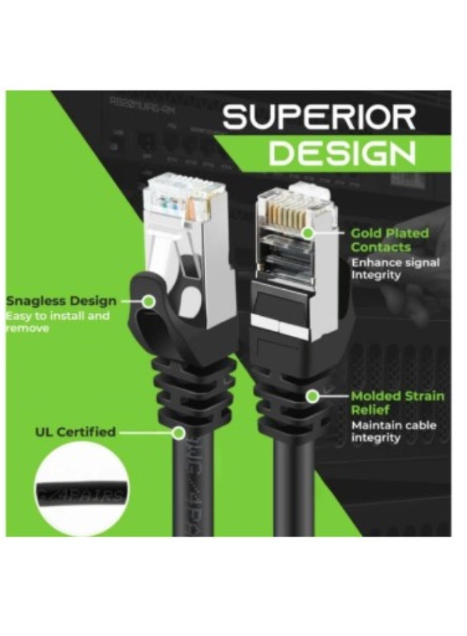 Haing Ethernet Cable HI-LCB06-40m Cat6 26 AWG 10/100/1000 1 Gbps Ethernet Cable 40M - Image 3