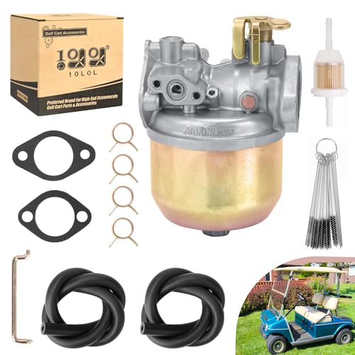 10L0L Carburetor Kit for Club Car DS Golf Cart Gas 1984-1991 Kawasaki 341cc Side Valve Engines OEM 1014541 1012508 - Image 1