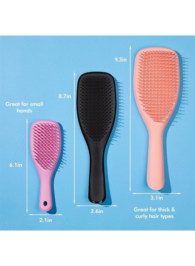 TANGLE TEEZER فرشاة تانجل تيزر للتخلص من التشابك، فرشاة للشعر الجاف والرطب لجميع أنواع الشعر، لون العرقسوس الأسود - Image 5