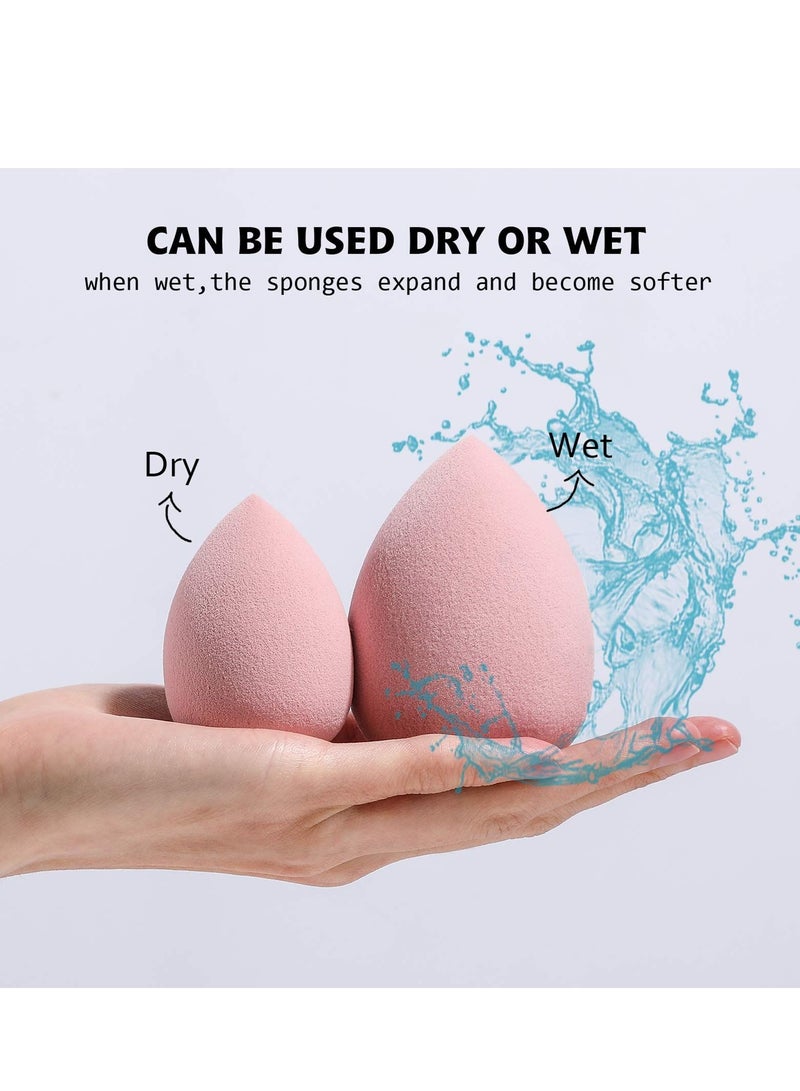 KASTWAVE 7 pcs Makeup Sponges Set Blender Super Soft Latex Free Makeup Sponges for Foundation Blender Flawless for Creams Powders and Liquids - Image 4