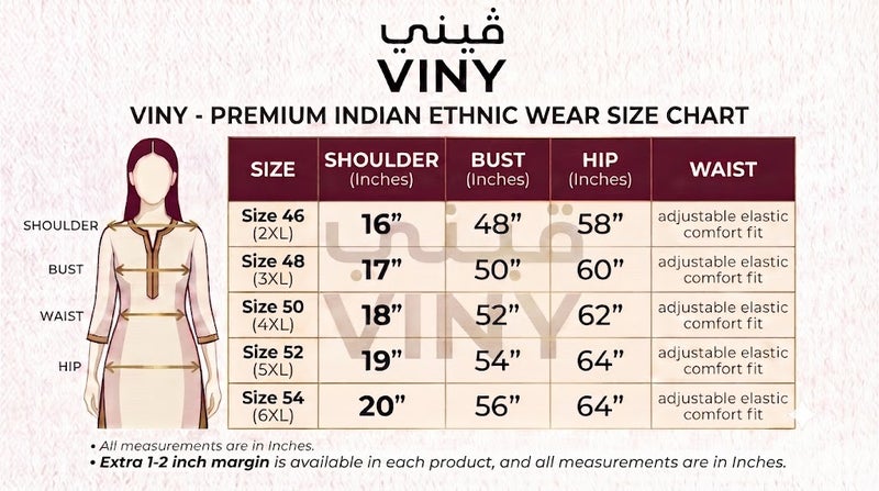 VINY Green Embellished High-Low Top & Palazzo Set – Plus Size Women's Indian Ethnic Wear - Image 3
