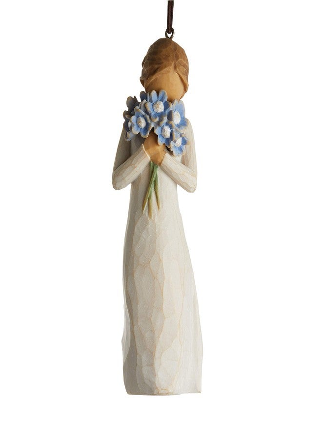 Willow Tree Forget-me-not Ornament, Sculpted Hand-Painted Figure - Image 1