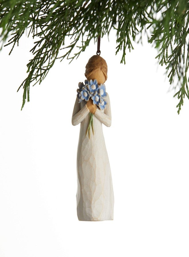 Willow Tree Forget-me-not Ornament, Sculpted Hand-Painted Figure - Image 2