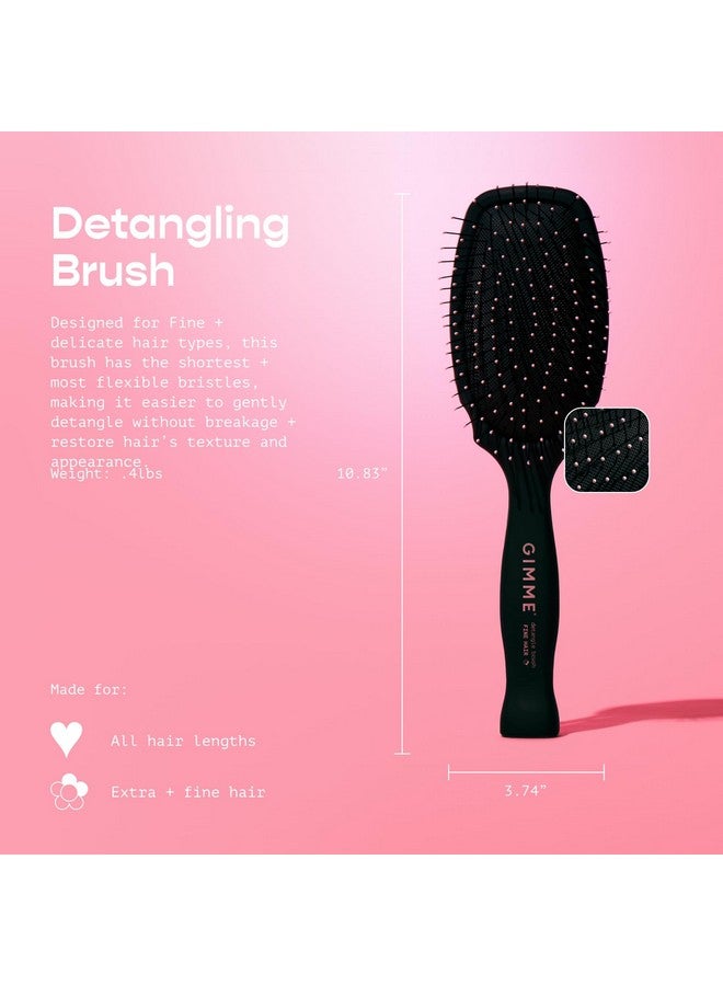 غيمي فرشاة Gimme Beauty لفك تشابك الشعر بدون تلف، مناسبة للشعر الرقيق والهش والخفيف - شعيرات نايلون مقاومة للحرارة ومضادة للكهرباء الساكنة - Image 5