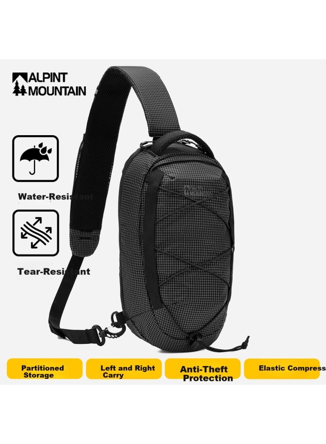 Alpint Mountain Elmont Multifunctional Crossbody Bag Outdoor Casual Chest Bag Portable Shoulder Bag Small Backpack For Sports Cycling Commuting - Image 1