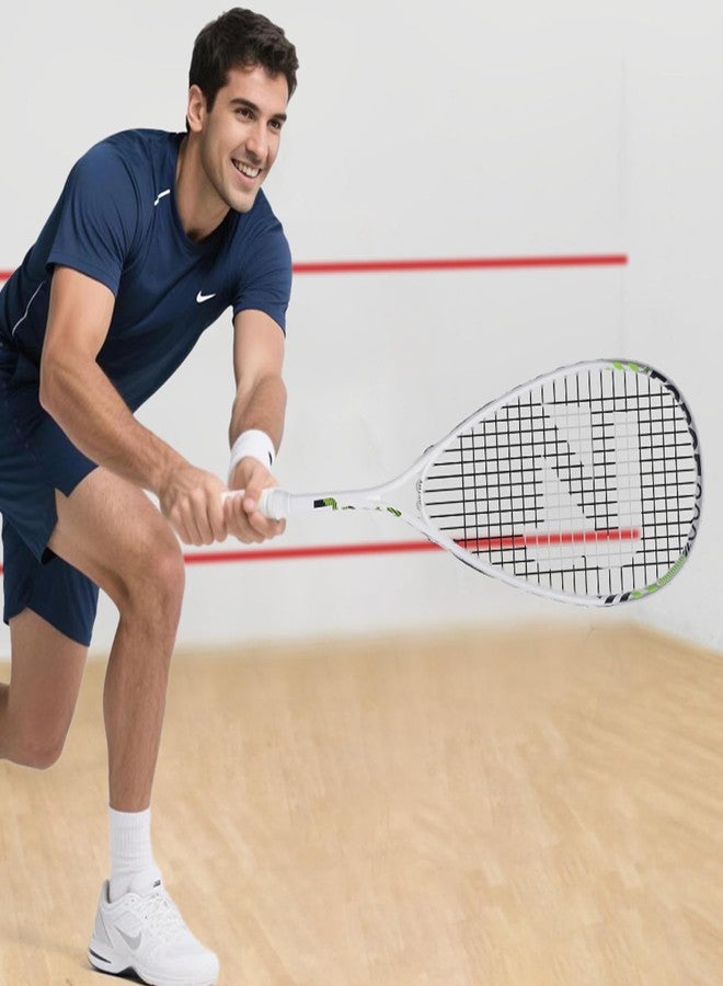 BZ BatZoom BatZoom Squash Racket for Beginners – Heavy Duty Training Squash Racquet for Adults, Pre-Strung with Comfortable Grip & Shock Absorption - Includes Carrying Bag - Image 5
