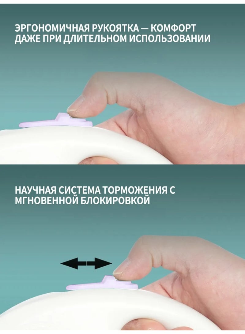 Retractable Dog Leash 5M Automatic Flexible Dog Puppy Cat Traction Rope Belt Dog Leash For Small Medium Dogs Pet Supplies With front lighting - Image 4