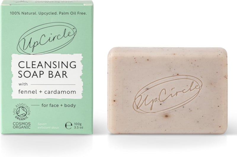 UPCIRCLE Chai Soap Bar 100g, Green, Fennel &amp; Cardamom