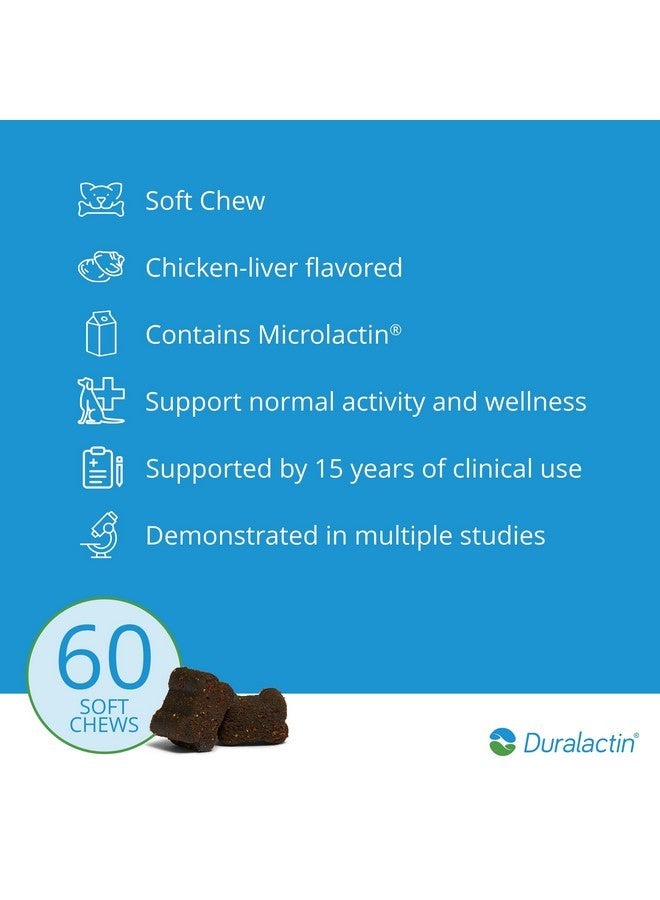 PRN Pharmacal Duralactin Canine Joint Plus - Joint Health Supplement for Dogs & Puppies to Support Healthy Cartilage Levels & Joint Function While Helping Manage Soreness - 60 Soft Chews - Image 4