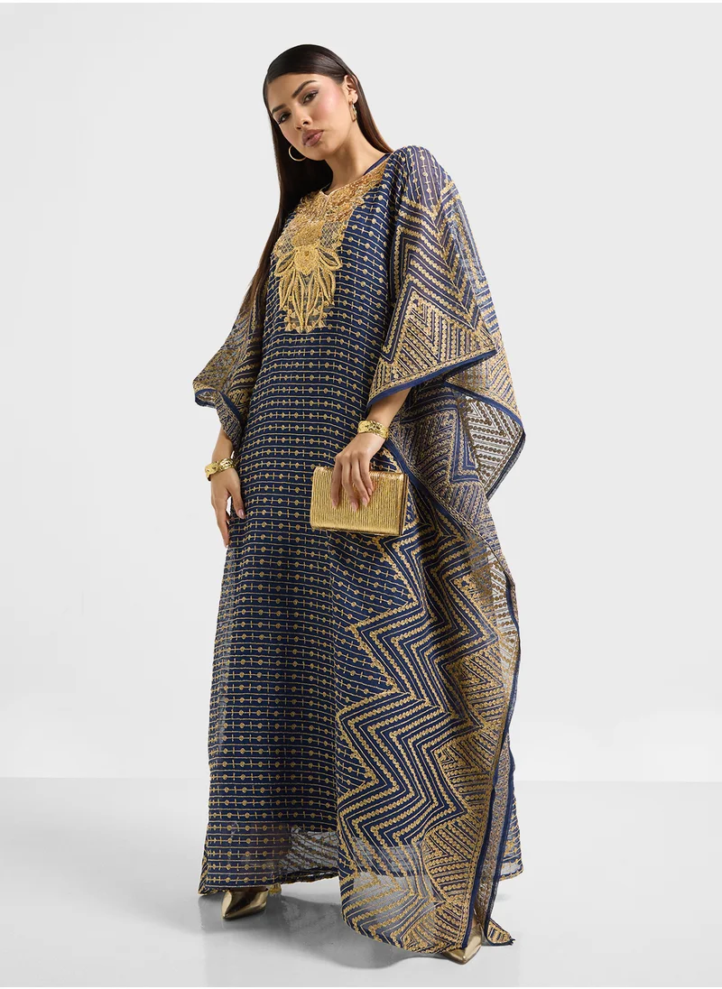Khizana Embroidered Kaftan