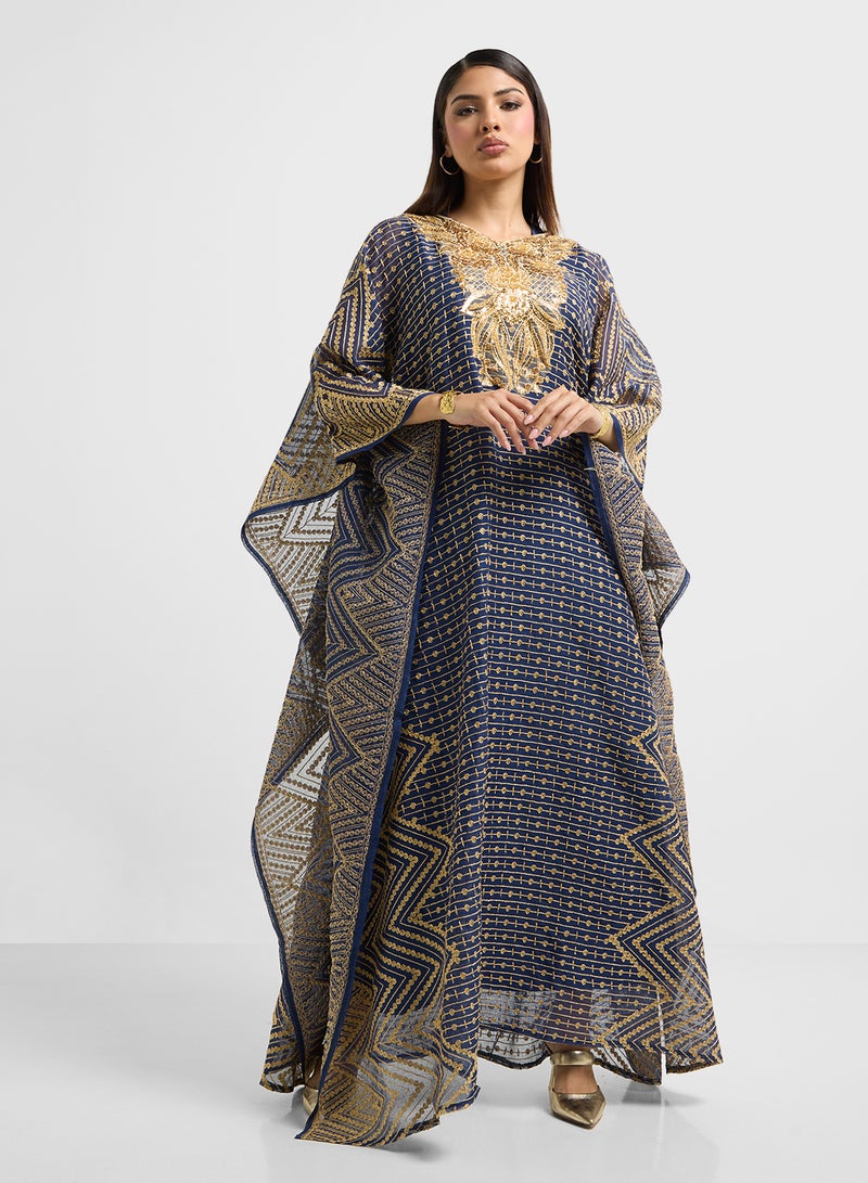 Khizana Embroidered Kaftan - Image 1
