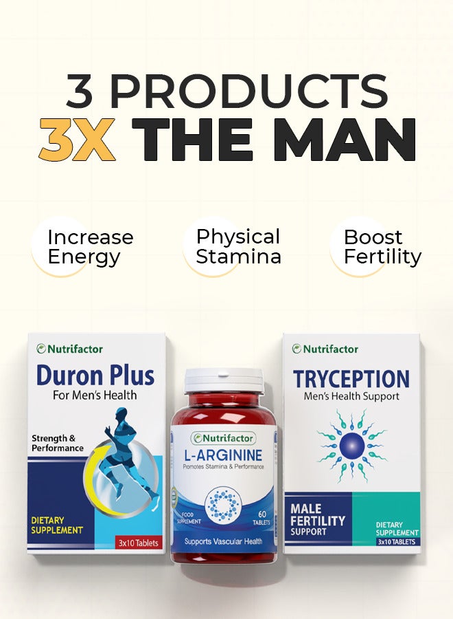 Nutrifactor Men's Health Bundle (3x The Man) - Image 2