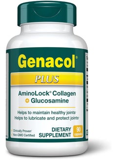 Genacol Glucosamine & Collagen Joint Supplement By Plus | Glucosamina Colageno Hidrolizado Capsules | Lubricate Joints, Relieve Joint Discomfort, Maintain Optimum Joint Health & Flex (90 Capsules)  - Image 1