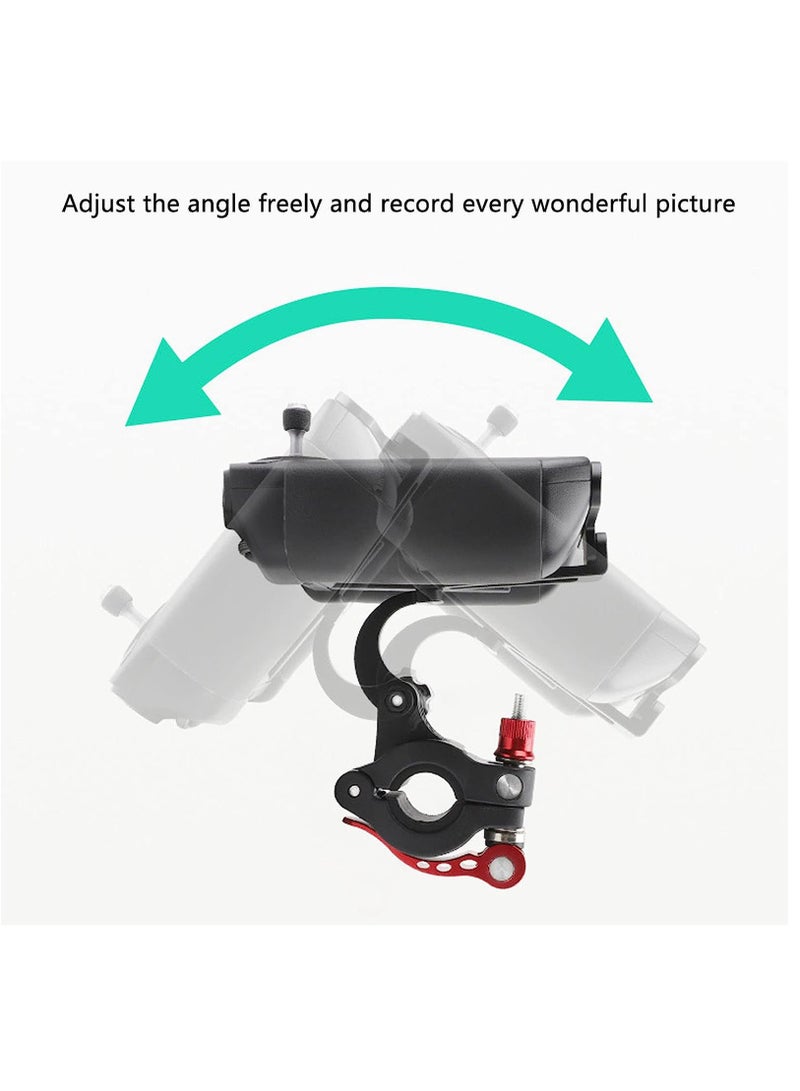 حامل مقود الدراجة لدارة DJI RC Pro وجهاز التحكم الذكي من DJI وكاميرات الحركة - حامل دراجة متعدد الاستخدامات للتثبيت الآمن وسهولة الوصول. - Image 2