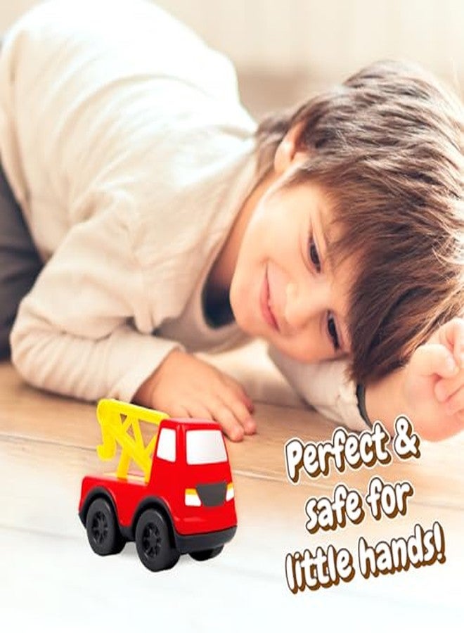 Giggles Funskool - Mini Vehicles Tow Truck, Multicolour Push and Go Construction Vehicle, Develops Motor Skills, 12 Months & Above, Infant and Preschool Toys - Image 3
