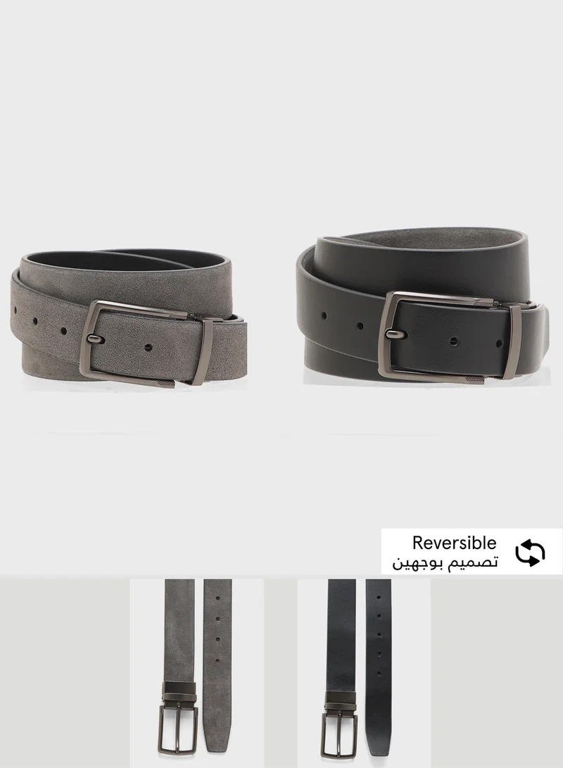 Robert Wood Smart Casual Resizable Suede Belt