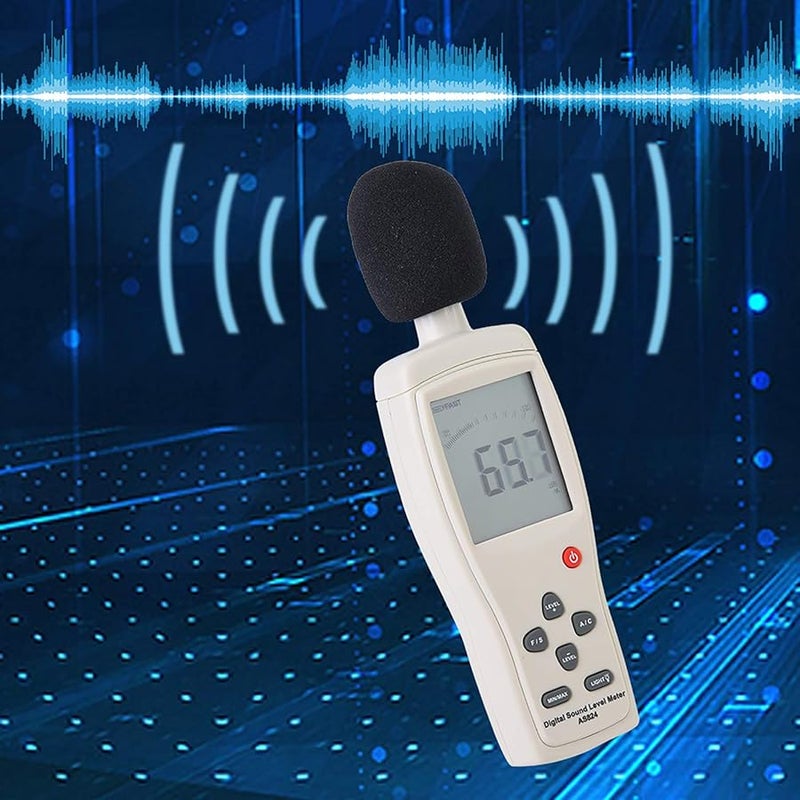 Estink Digital Sound Level Meter AS824 Noise Measurement Tester 30 130dBA - Image 5