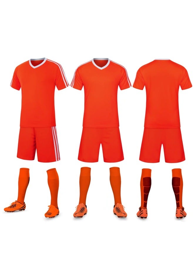 Light Board Children's Football Uniform Men's Game Team Uniform Summer Training Short Sleeve Personalized Printed Football Clothes