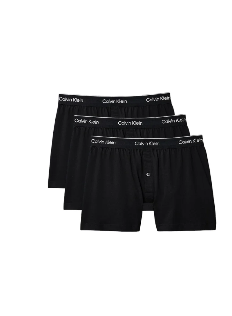 3 Pack Knit Boxers - Cotton Classics